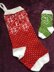 Christmas stockings with initials CKC084