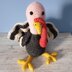 Trenton the Turkey - UK Terminology - Amigurumi