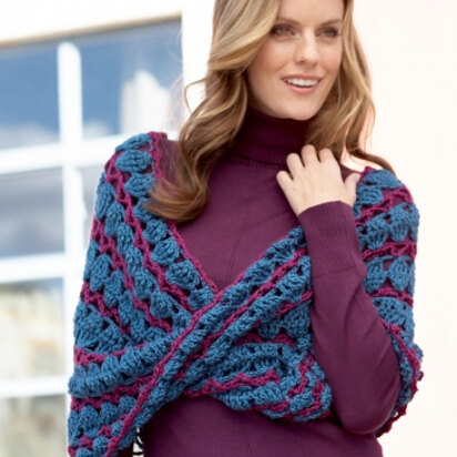 Lace Infinity Cowl in Caron Simply Soft and Simply Soft Collection - Downloadable PDF