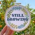 The Stranded Stitch Still Growing Cross Stitch Kit - 5 inches