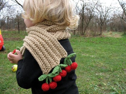 Cherries and Champagne Scarf