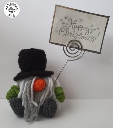 Snowman Gnome Crochet Pattern