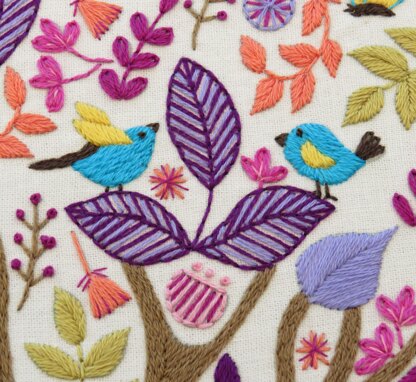 Flowery Folk, Hand Embroidery Pattern – StitchDoodles