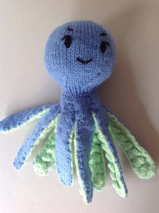 Baby octopus rattle