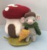 Mouse with a Mushroom House Crochet Pattern