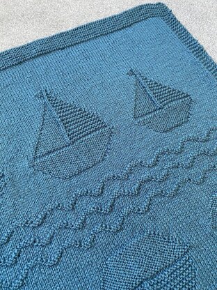 Sail Boat Blanket