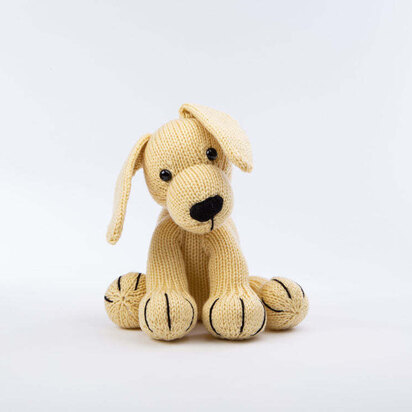 Dexter the Labrador - Toy Dog Knitting Pattern in Deramores Studio DK Acrylic