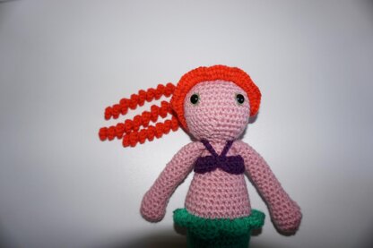 Häkelanleitung Amigurumi Meerjungfrau Marina