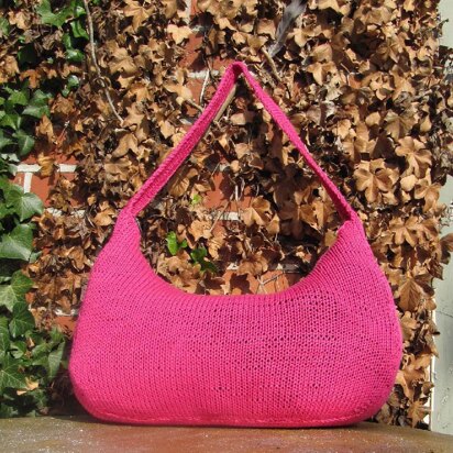 Madmonkeybags slouch bag - knitting pattern