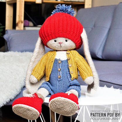 Crochet Pattern -  Outfit Jovie for Toys