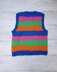 Bright Stripe Knit Waistcoat