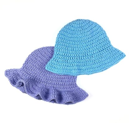 Bernat Crochet Baby Bucket Hat Pattern