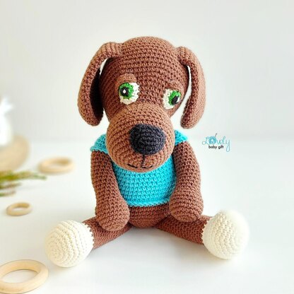 Amigurumi Puppy Dog Stuffed Toy Crochet Pattern