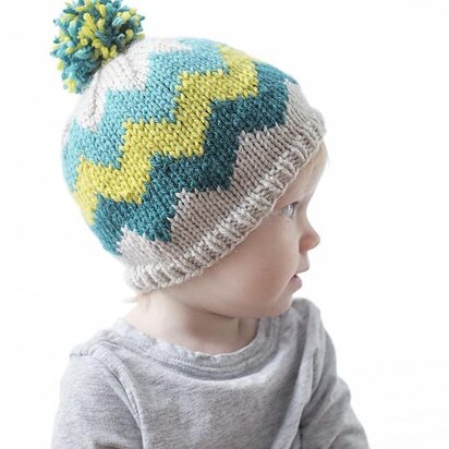 Zig Zag Chevron Hat