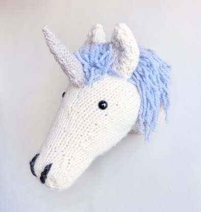 Unicorn Faux Taxidermy Head