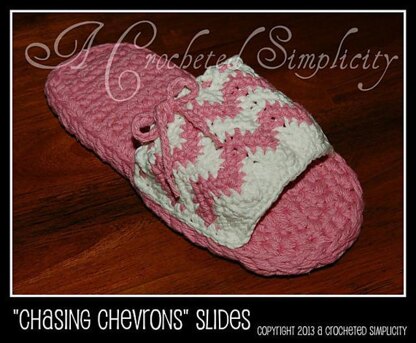 "Chasing Chevrons" Slides / Slippers