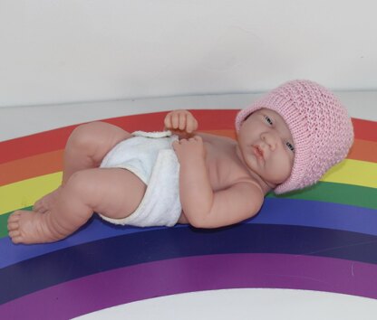 Preemie Baby Swirl Ski Beanie Hat