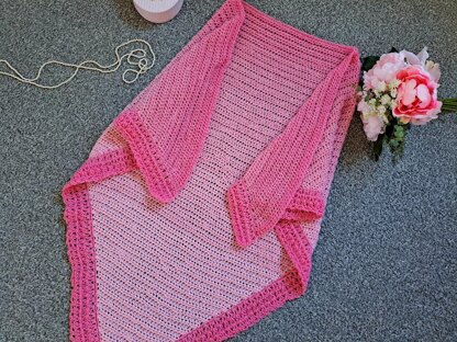 Crochet The Rose Petal Shawl Pattern