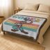Goofy Blanket Queen Size Throw C2C CROCHET PATTERN Cartoon Twin Tall Dog Toddler