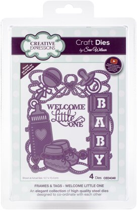 Creative Expressions Craft Dies By Sue Wilson - Welcome Little One