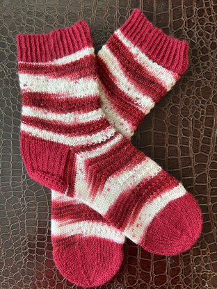 Candy Cane Choose Your House Socks