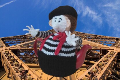 Mime Artist Tea Cosy