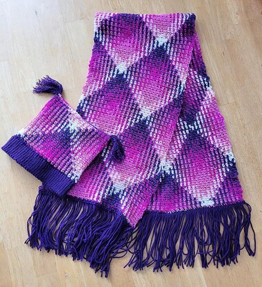 Colour Pooled Scarf