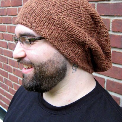 Dorian Slouch Hat - knitting pattern