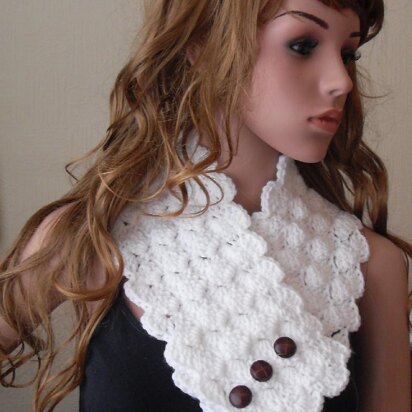 Lumpy Bumpy Neckwarmer / Scarf Crochet Pattern