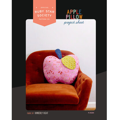 Moda Fabrics Apple Pillow Quilt - Downloadable PDF