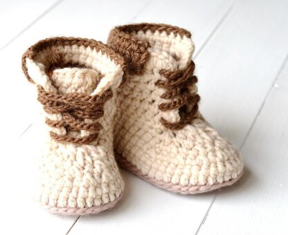 Cross stitch baby on sale booties