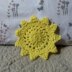 Free Sun Coaster Crochet Pattern