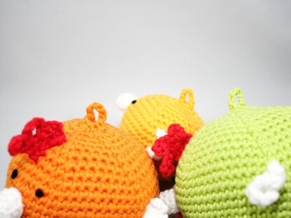 Hangers - Chickens - Amigurumi