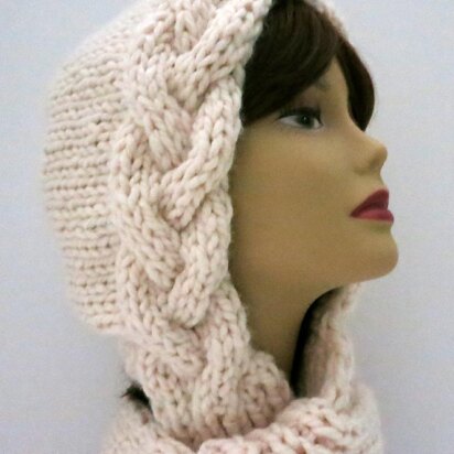 Snow Goddess Khione  Braid Hat