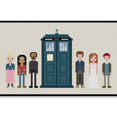 Tenth Doctor's Companions - PDF Cross Stitch Pattern