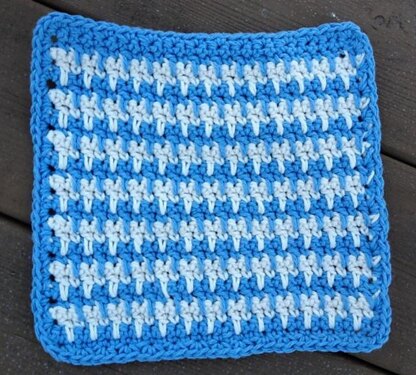 Spike Stripes Washcloth