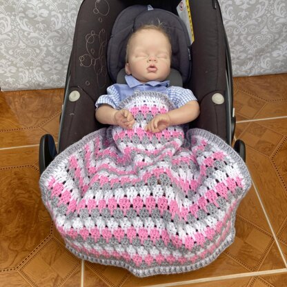 Baby Blanket Crochet Pattern #642