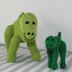 Cute Mother & Baby Dinosaur Toys