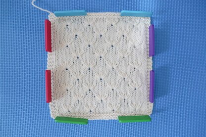 Traveling Afghan Knit Square #6