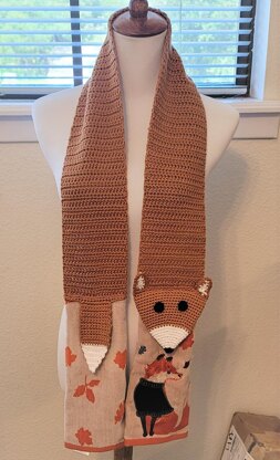 Fox Kitchen Boa Crochet pattern by Lisa Ferrel