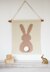 Rabbit wall hanging