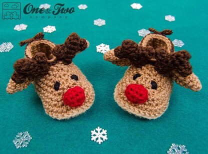 baby reindeer booties