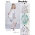 Simplicity Toddlers' Knit Sportswear from Ruby Jean's Closet 8270 - Paper Pattern, Size A (1/2-1-2-3-4)