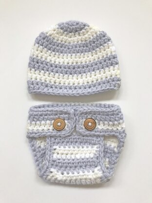 Diaper Cover and Beanie Pattern