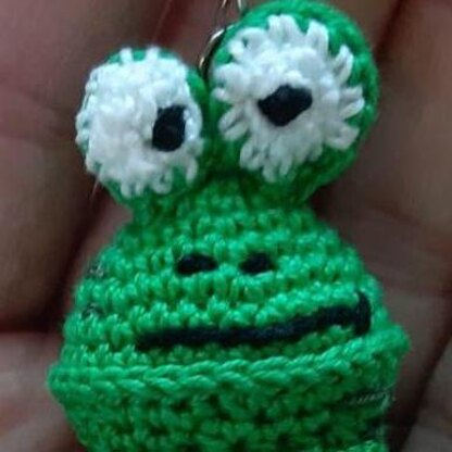 Frog Amigurumi Keychain
