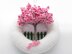 Cherry blossom door wreath or wall decoration - simple and decorative