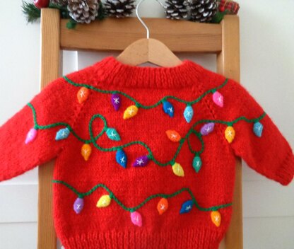 Christmas Lights Cardigan
