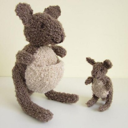 Kangaroo Knit Joey & Mum