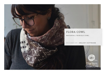 Flora Cowl by Melody Hoffmann - Cowl Knitting Pattern For Women in The Yarn Collective