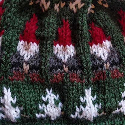 Gnome Fair-Isle Hat